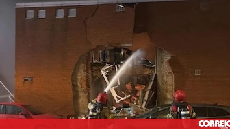 Explosão de ginásio em Amesterdão