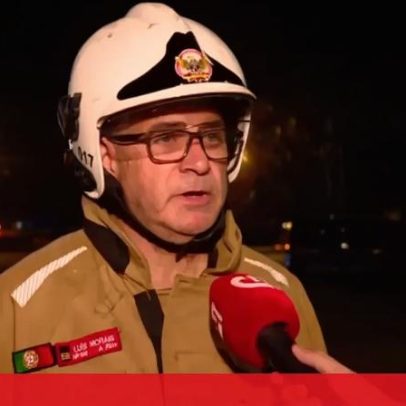 Bombeiro ferido em incêndio que destruiu restaurante na Praia Fluvial de Prado