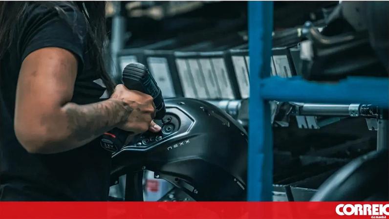 empresa portuguesa de capacetes vende 96% das vendas no estrangeiro