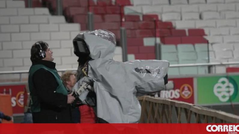 Câmara utilizada na transmissão de um jogo