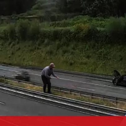 Homem morre atropelado por camião após encostar carro na A11, Braga
