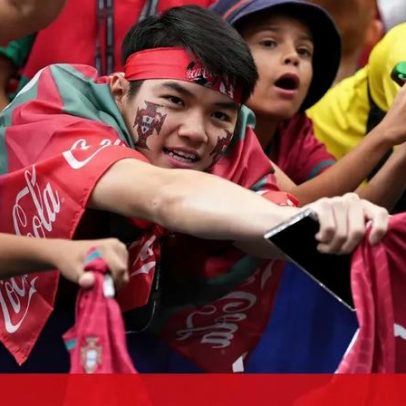Imagens dos momentos anteriores ao jogo Portugal vs Uzbequistão