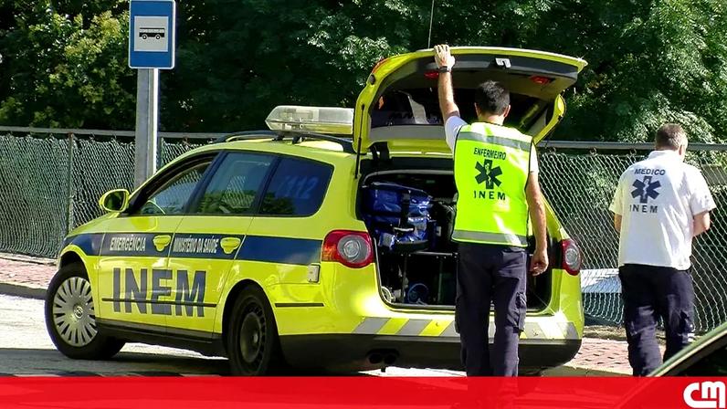 VMER seguia em missão para socorrer uma criança de 9 anos com sintomas de despeneia.