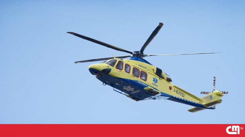 Mulher entra em paragem cardiorrespiratória após engasgar-se e é helitransportada para o hospital de Coimbra