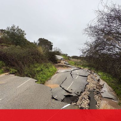 Quatro meses após mau tempo, fogos à porta; vias cortadas e pessoas sem casa
