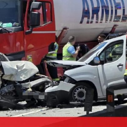 Carro em contramão na A25 provoca colisão frontal com dois feridos