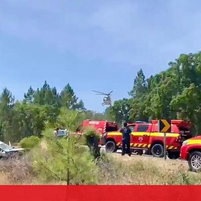 Três feridos em colisão na ER244, Ponte de Sor; helicóptero acionado