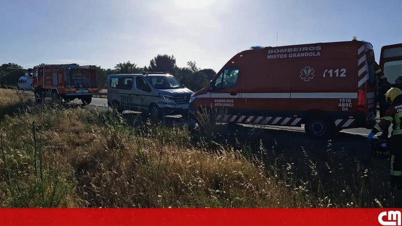 Despiste deixa três feridos no IC33 em Grândola