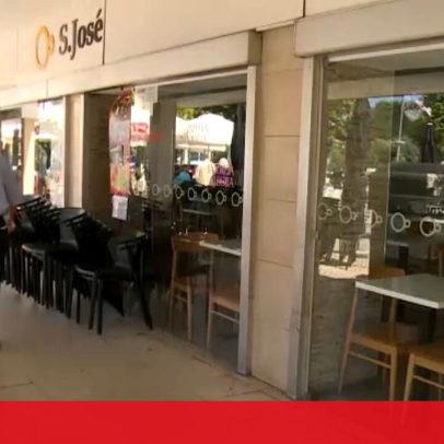 Assaltantes roubam whisky, tabaco e 800 euros em café num centro comercial de Coimbra