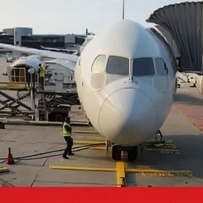 Avião colapsa após falha no trem de aterragem em Frankfurt; vários feridos