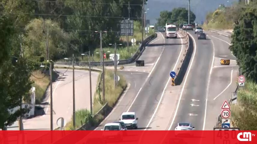 Colisão entre carro e camião no IC2 de Coimbra: uma vítima e trânsito bloqueado