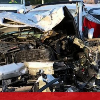 Quatro feridos em colisão frontal em Lagos