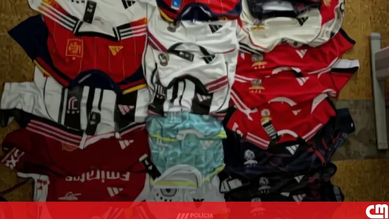 Feirante detida por contrafação de artigos desportivos em Leiria