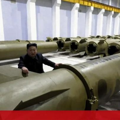 Kim Jong-un visita fábrica de mísseis na Coreia do Norte