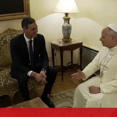 Pedro Sánchez encontra-se com o Papa Leão XIV em Madrid