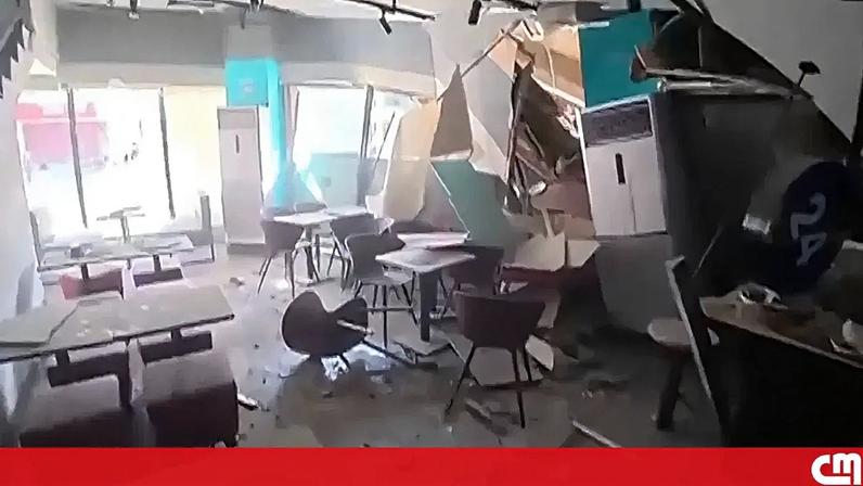 Imagem relacionada ao sismo que atingiu as Filipinas