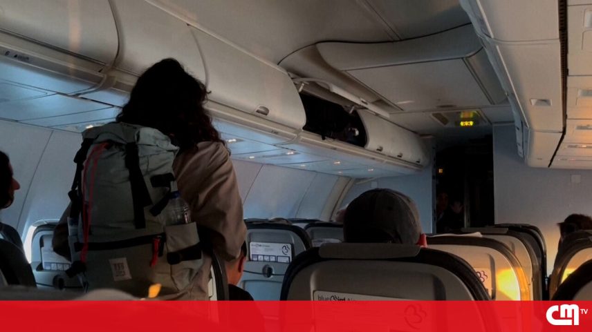 Passageiros pedem para abandonar o voo após alerta de ataque do Irão em Telavive