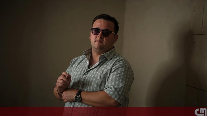 A chegada do cantor Miguel Bravo ao tribunal de Évora onde vai conhecer hoje a sentença