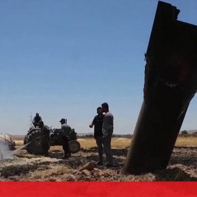 Míssil cai em campo na Síria após noite de ataques e explosões