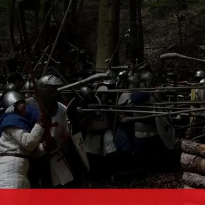 Terra Média invade floresta checa em recriação da batalha de O Hobbit