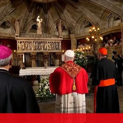 Papa Leão XIV surpreende ao falar catalão na oração da Catedral de Barcelona