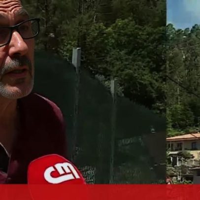 Madrugada de combate a incêndio assusta morador em Terras de Bouro