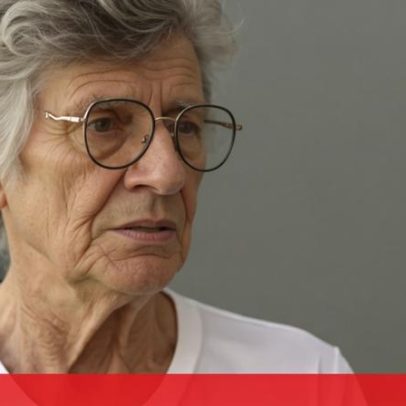 Moradora de Alfana reclama de lixo na rua durante Santos Populares