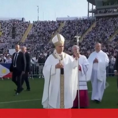 Papa Leão XIV celebra missa diante de milhares de fiéis em Las Palmas