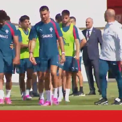 Seleção faz último treino em Portugal antes de partir para os EUA