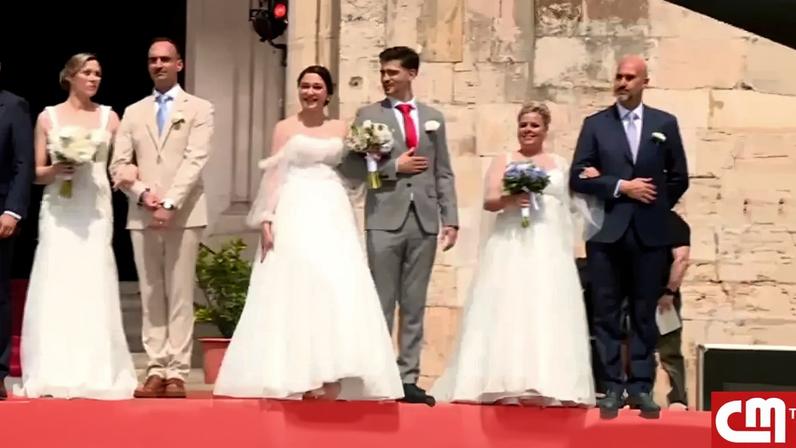 Casais cumprem tradição de Santo António em celebração ao amor