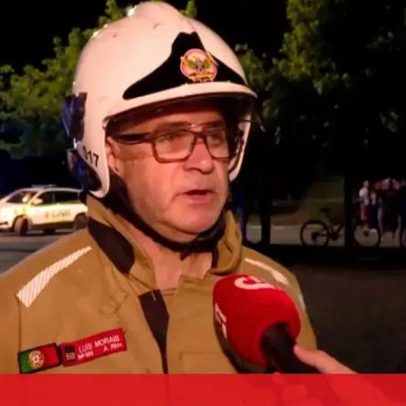 Bombeiro fica ferido em incêndio que devastou restaurante em Prado