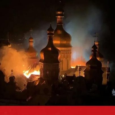 Ataque russo atinge mosteiro UNESCO em Kiev