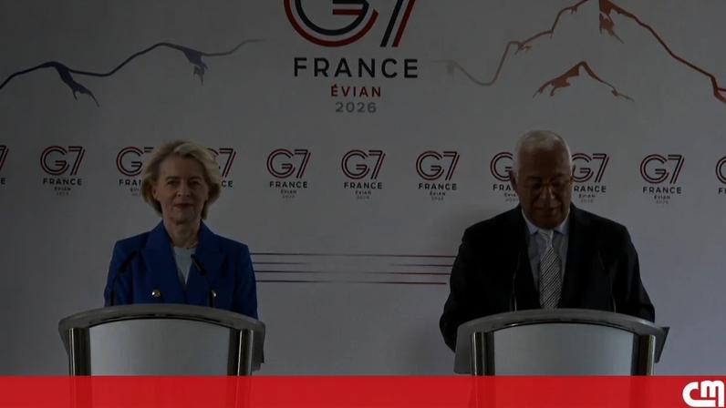 “Espero que isto acabe com a guerra”: Von der Leyen e António Costa destacam acordo de paz entre EUA e Irão