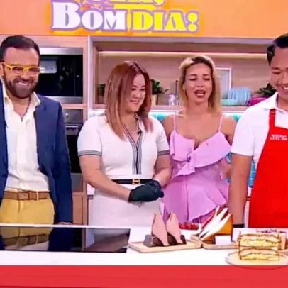 Sandes japonesas virais chegam ao programa Olá, Bom Dia