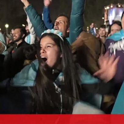 Argentina vence Argélia no Mundial e adeptos comemoram