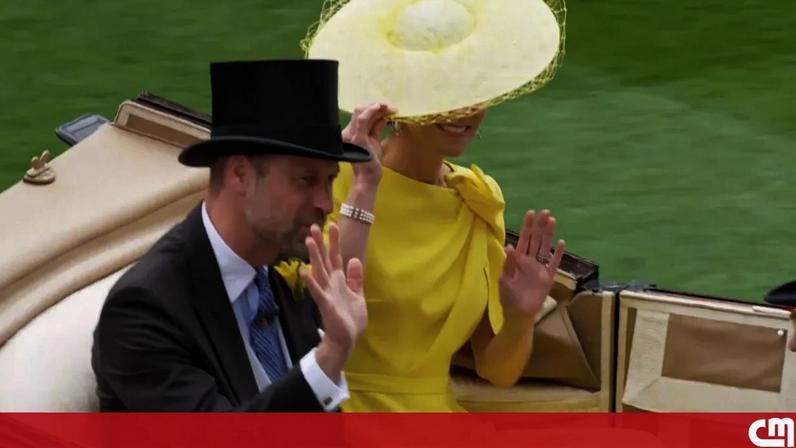 Família real britânica marca presença no segundo dia do Royal Ascot