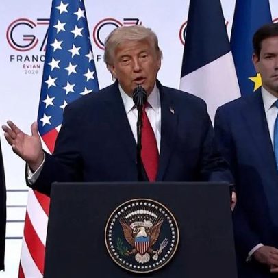 Trump elogia acordo com o Irão no encerramento da cimeira do G7