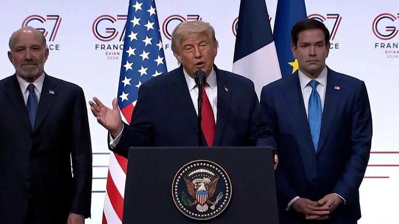 Trump elogia acordo com o Irão no encerramento da cimeira do G7