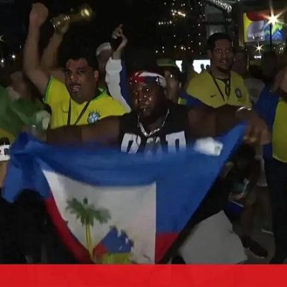 Mundial une adeptos do Brasil e do Haiti numa festa para além do resultado