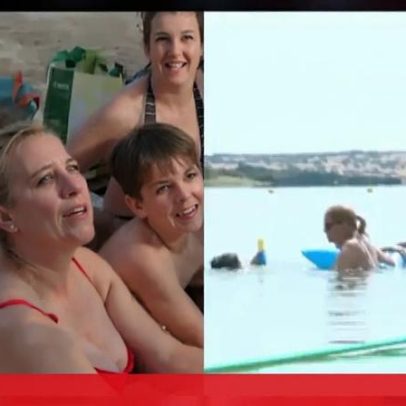 Onda de calor leva populares a procurar praias fluviais no Alentejo