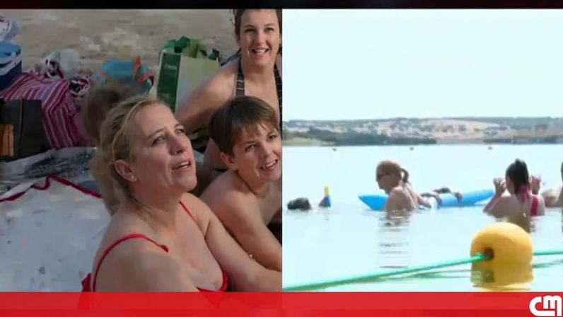 Populares procuram praias fluviais no Alentejo com temperaturas máximas perto dos 40 graus