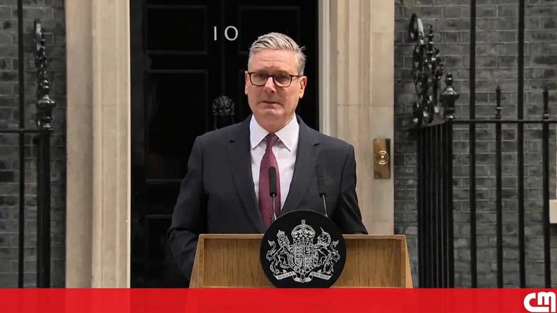 Keir Starmer emociona-se ao anunciar demissão como primeiro-ministro