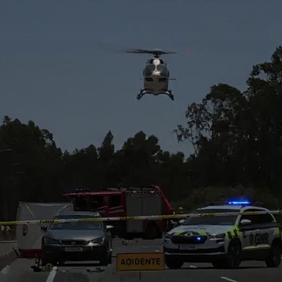 Morto e ferido grave em colisão de motociclos nas Caldas da Rainha