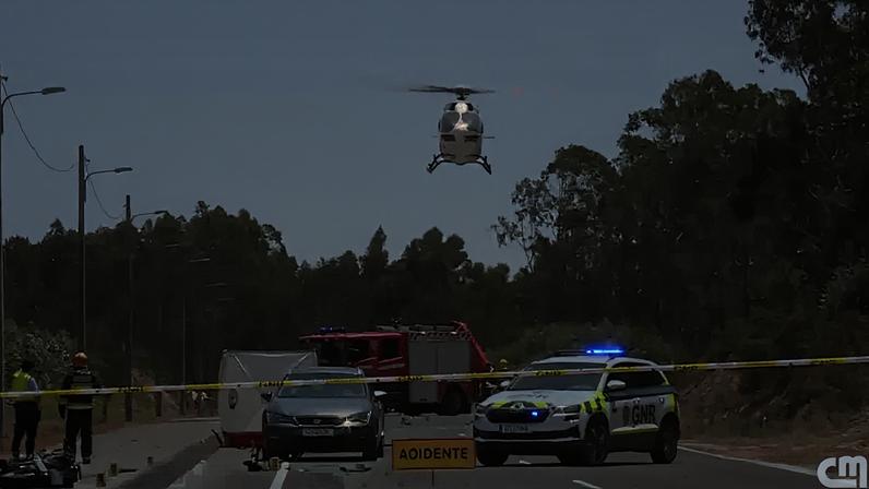 Morto e ferido grave em colisão de motociclos nas Caldas da Rainha