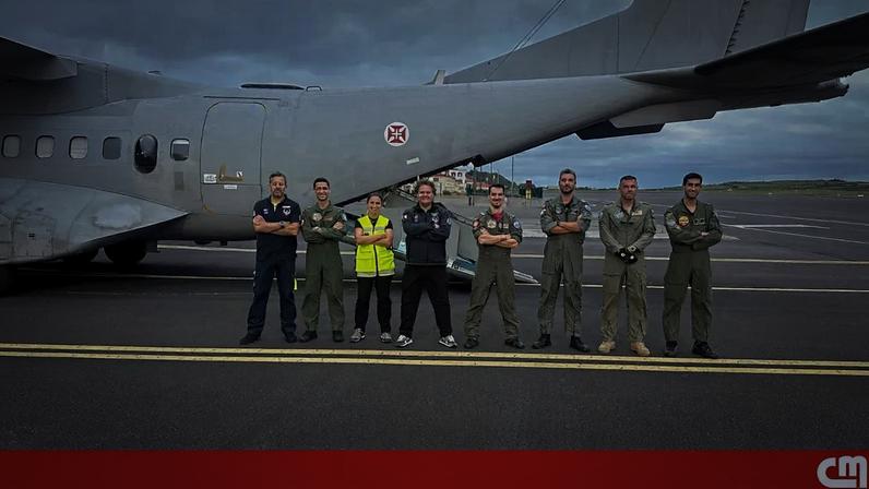 Força Aérea faz missão inédita transportando seis doentes num voo aos Açores
