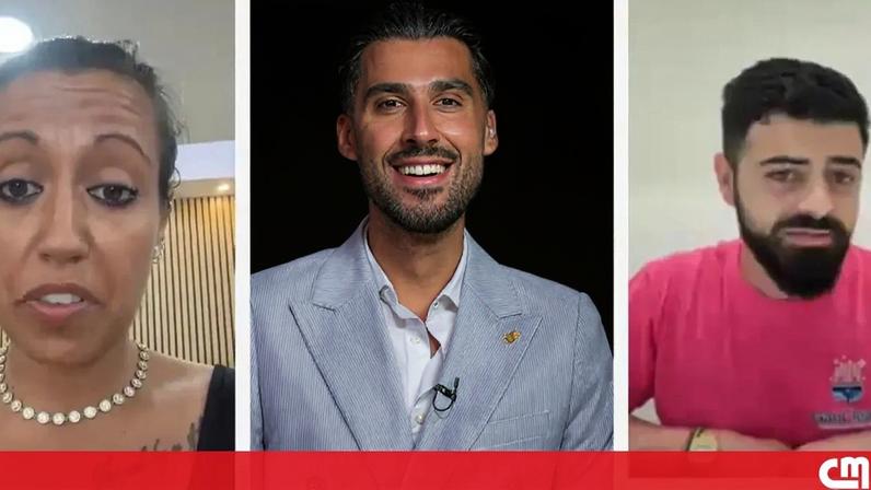Marisa Pires e Gabriel Sousa discutem ao vivo no Olá, Bom Dia!