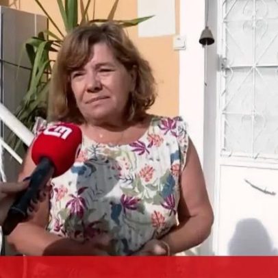 Popular emociona-se ao agradecer aos operacionais que combateram incêndio em Loulé