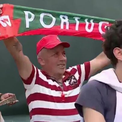 Adeptos celebram vitória de Portugal na fanzone da Medialivre em Gaia