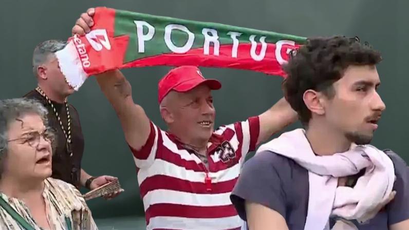 Adeptos celebram vitória de Portugal na fanzone da Medialivre em Gaia