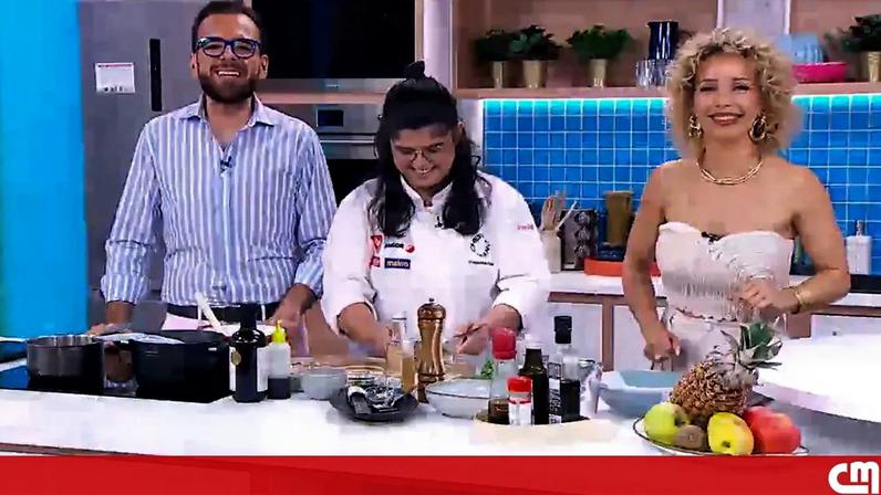 Vencedora do Chefe do Ano ensina a fazer línguas de bacalhau